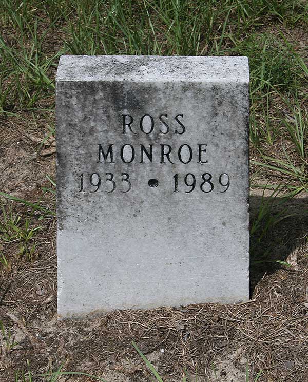 Ross Monroe Gravestone Photo