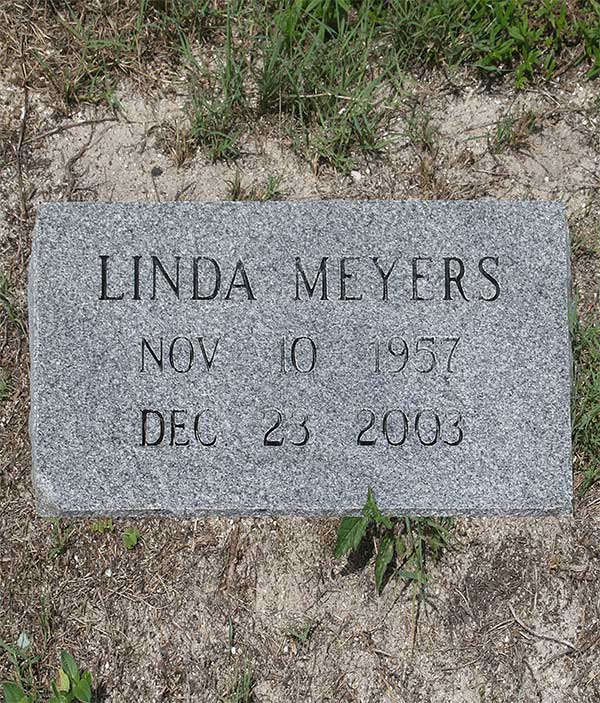 Linda Meyers Gravestone Photo