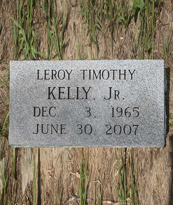 Leroy Timothy Kelly Gravestone Photo