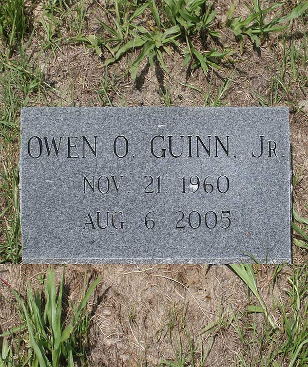 Owen O. Guinn Gravestone Photo