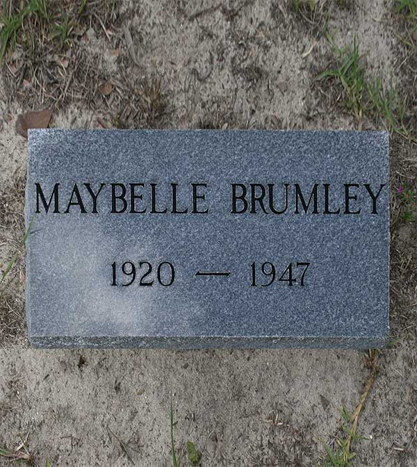 Maybelle Brumley Gravestone Photo
