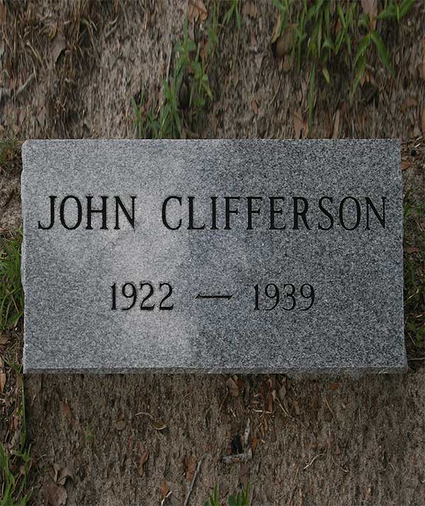 John Clifferson Gravestone Photo