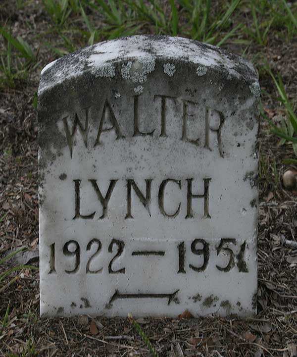 Walter Lynch Gravestone Photo