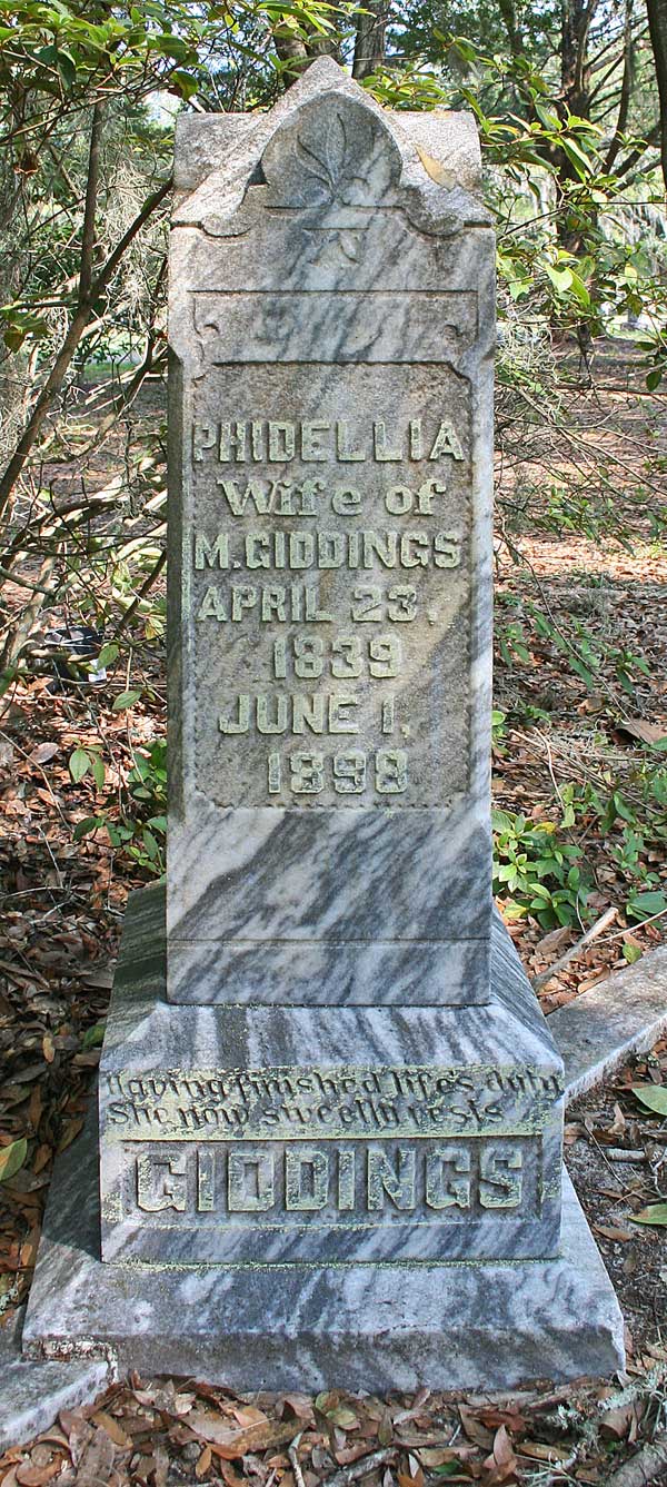 Phidellia Giddings Gravestone Photo