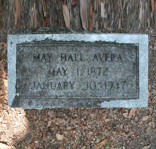 May Hall Avera Gravestone Photo