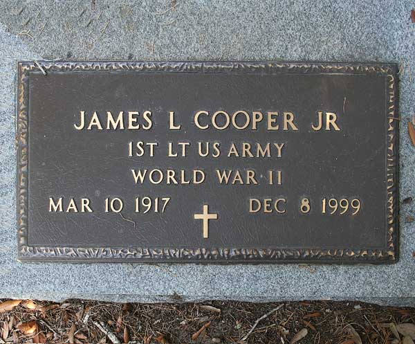 James L. Cooper Gravestone Photo