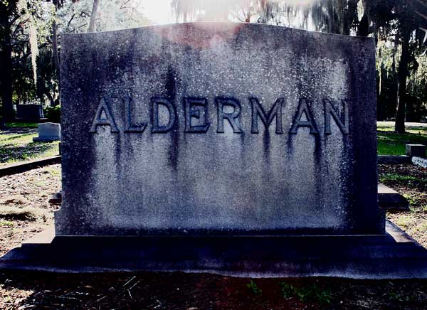  Alderman Gravestone Photo