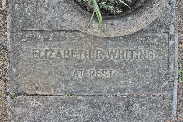 Elizabeth R. Whiting Gravestone Photo