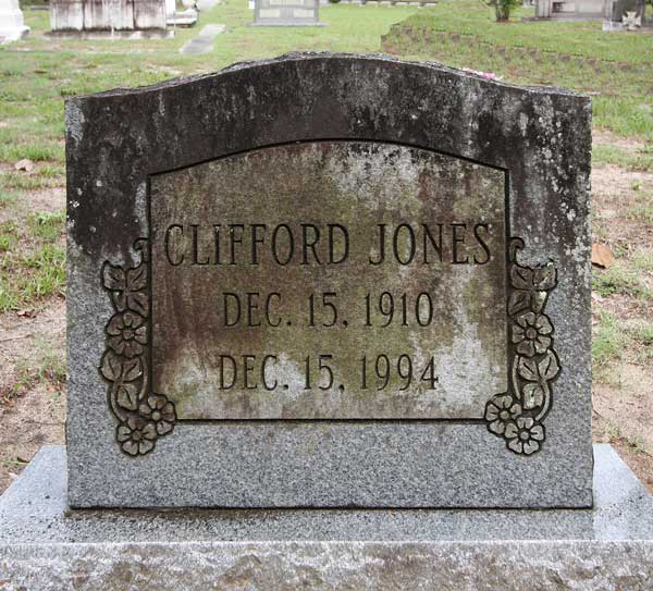 Clifford Jones Gravestone Photo