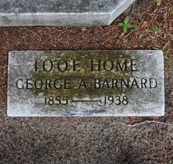 George A. Barnard Gravestone Photo