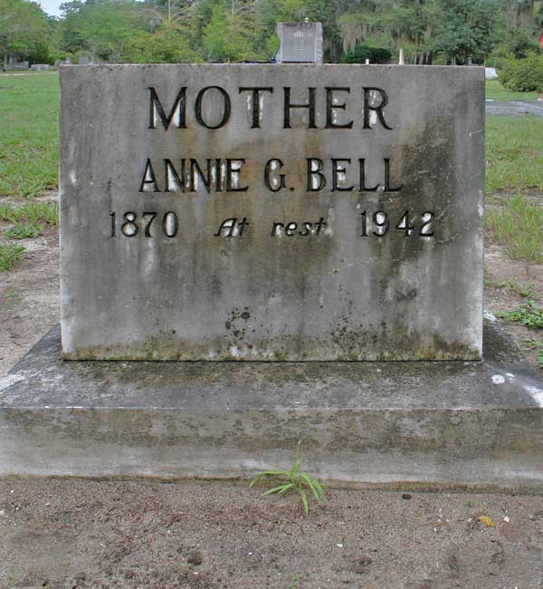 Annie G. Bell Gravestone Photo