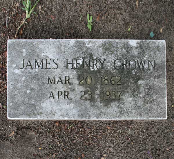 James Henry Crown Gravestone Photo