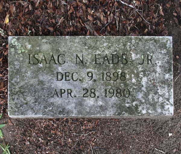Isaac N. Eads Gravestone Photo