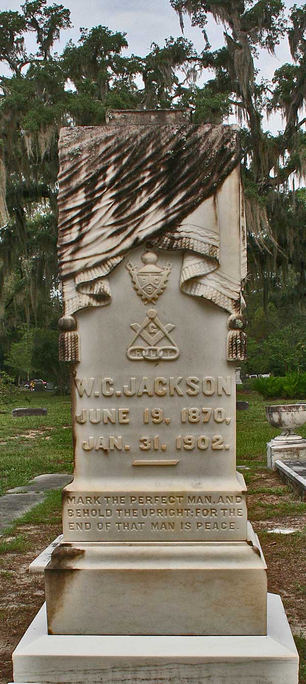 W.C. Jackson Gravestone Photo
