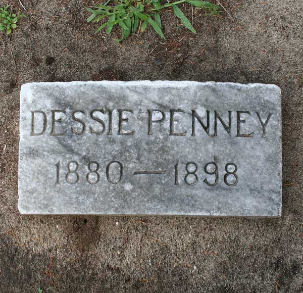 Dessie Penney Gravestone Photo