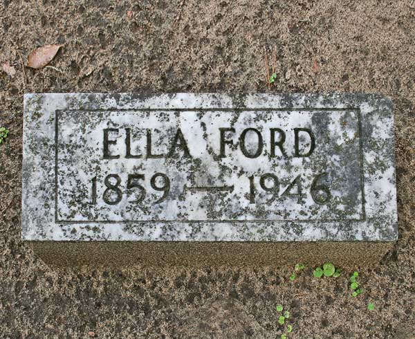 Ella Ford Gravestone Photo