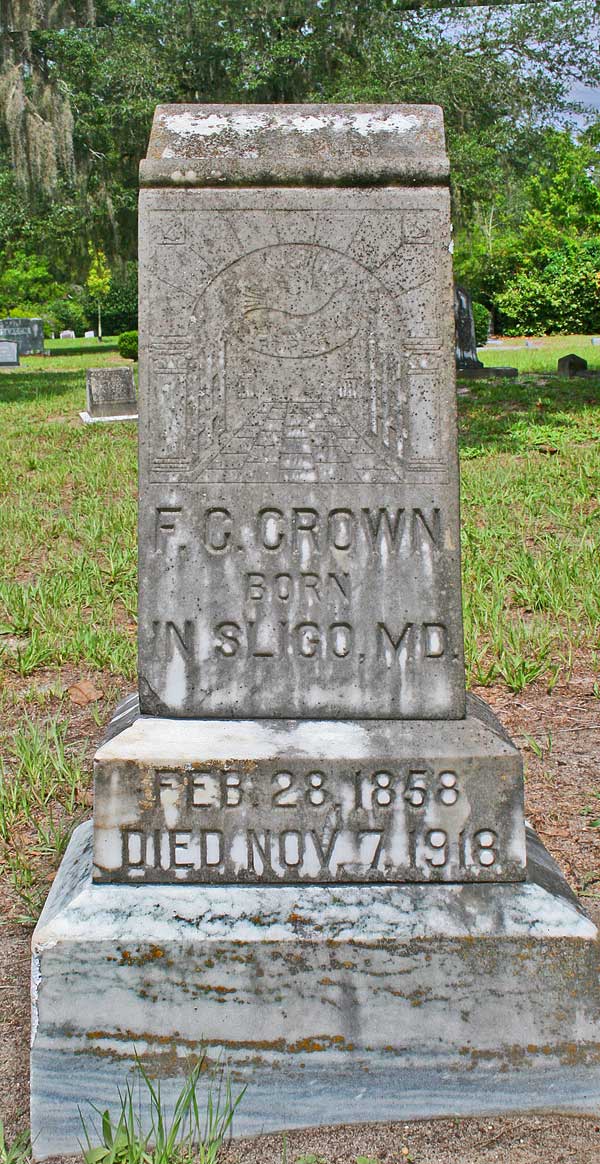 F.C. Crown Gravestone Photo