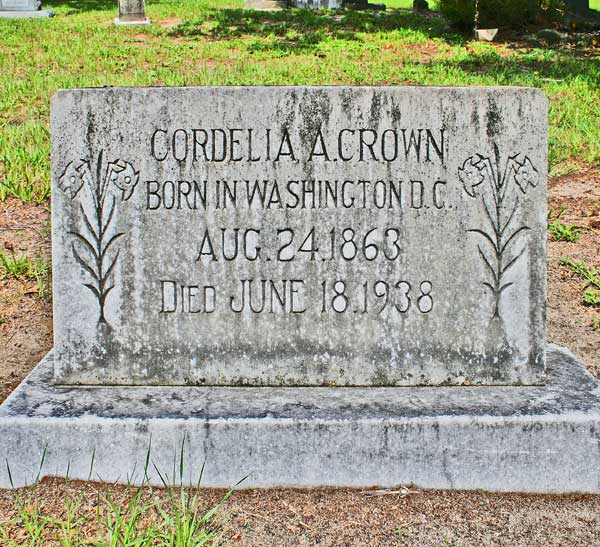 Cordelia A. Crown Gravestone Photo