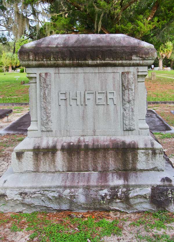  Phifer monument Gravestone Photo