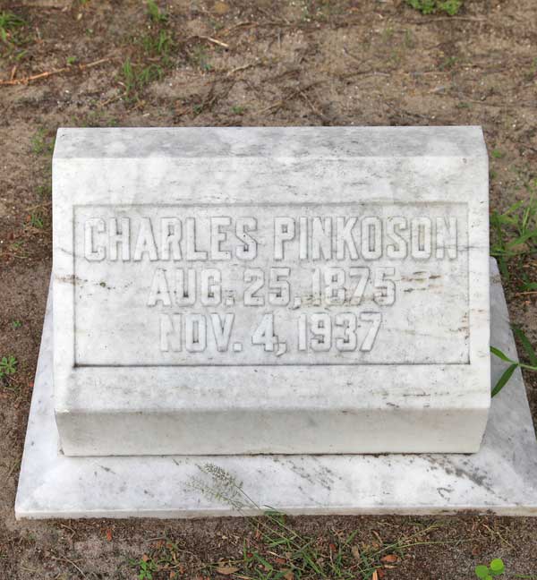 Charles Pinkoson Gravestone Photo