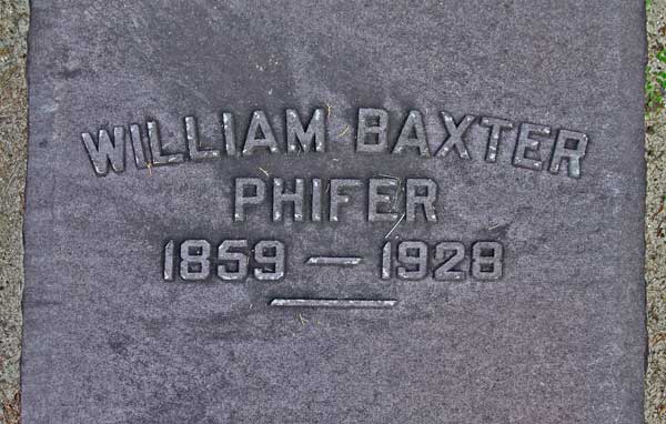 William Baxter Phifer Gravestone Photo