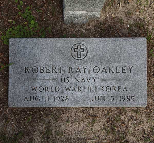 Robert Ray Oakley Gravestone Photo