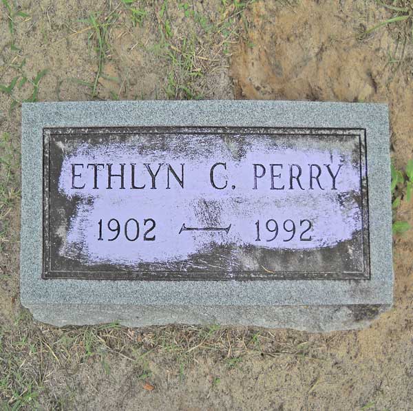 Ethlyn C. Perry Gravestone Photo