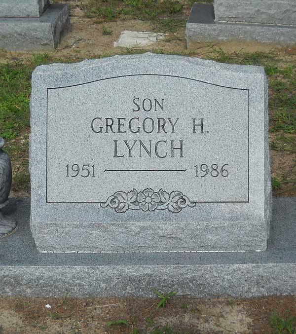 Gregory H. Lynch Gravestone Photo