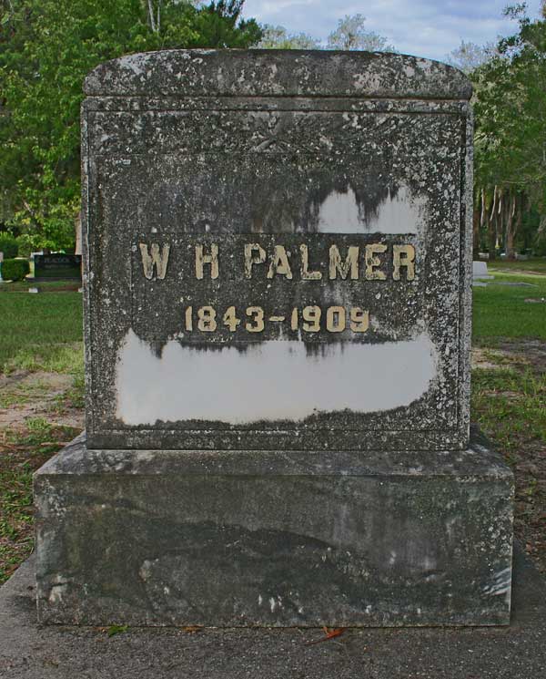 W.H. Palmer Gravestone Photo