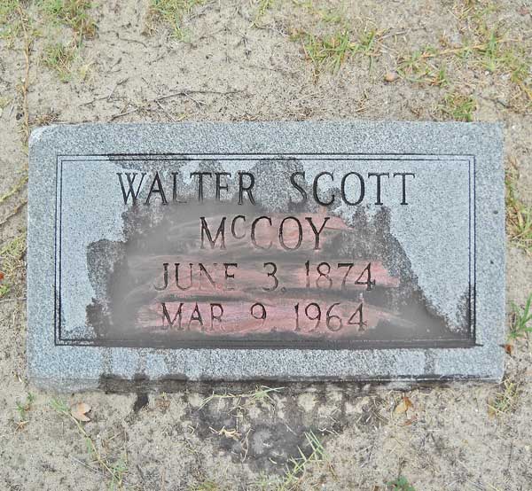 Walter Scott McCoy Gravestone Photo