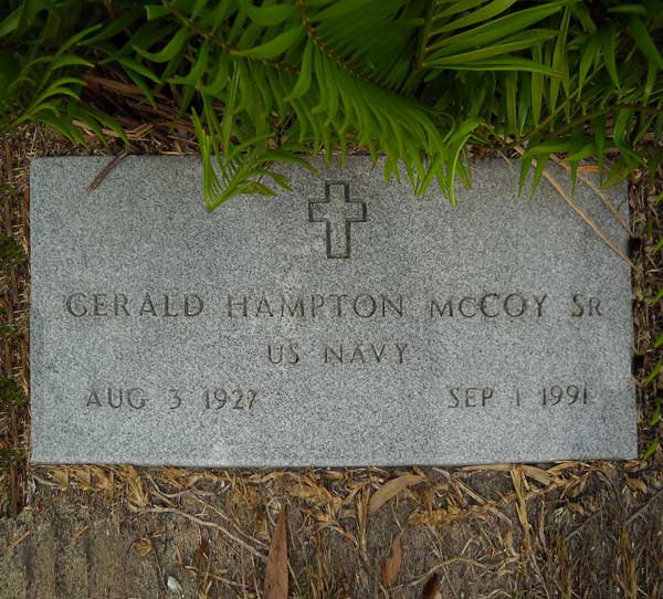 Gerald Hampton McCoy Gravestone Photo