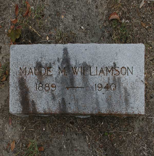 Maude M. Williamson Gravestone Photo