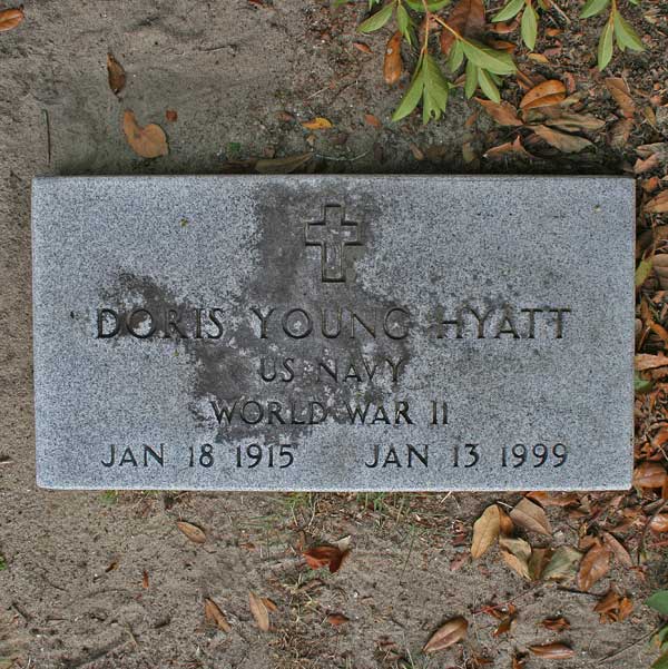 Doris Young Hyatt Gravestone Photo
