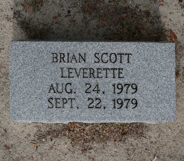 Brian Scott Leverette Gravestone Photo