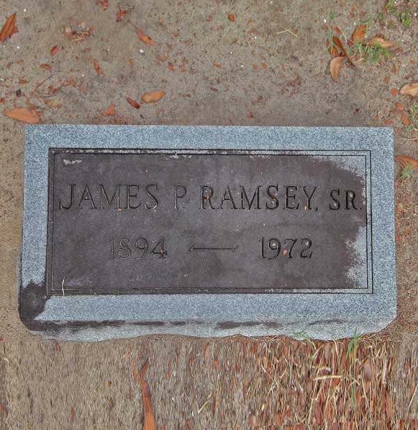 James P. Ramsey Gravestone Photo