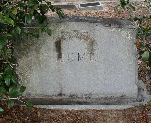  Hume family Gravestone Photo