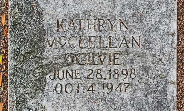Kathryn McClellan Ogilvie Gravestone Photo