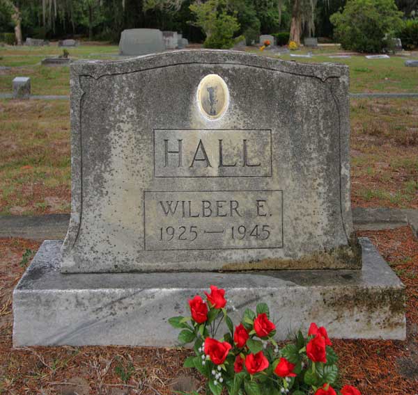 Wilber E. Hall Gravestone Photo