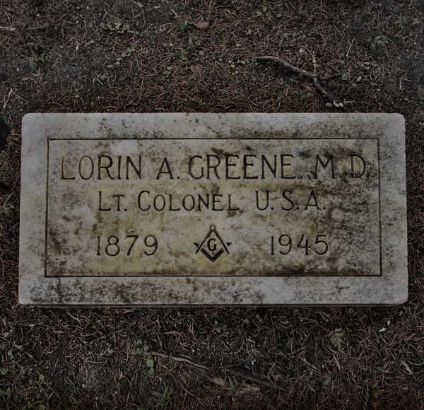 Lorin A. Greene Gravestone Photo