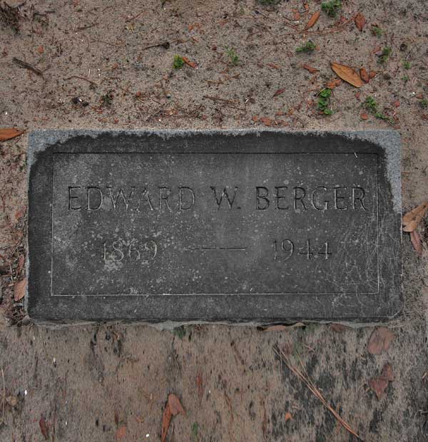 Edward W. Berger Gravestone Photo