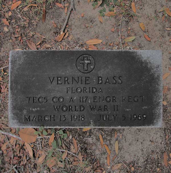 Vernie Bass Gravestone Photo