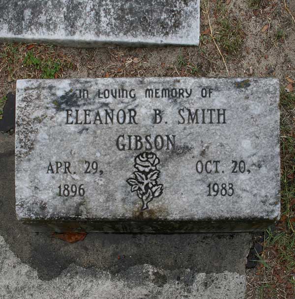 Eleanor B. Gibson Gravestone Photo