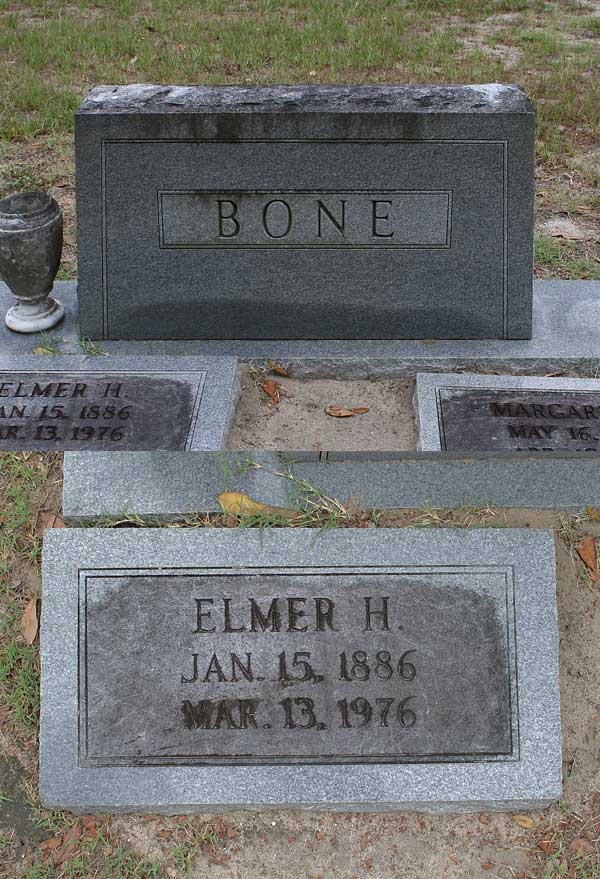 Elmer H. Bone Gravestone Photo