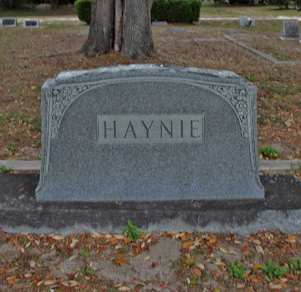  Haynie family Gravestone Photo