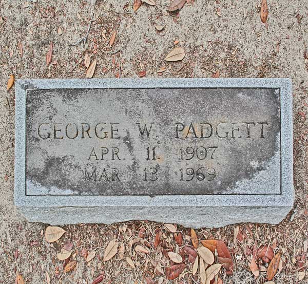 George W. Padgett Gravestone Photo
