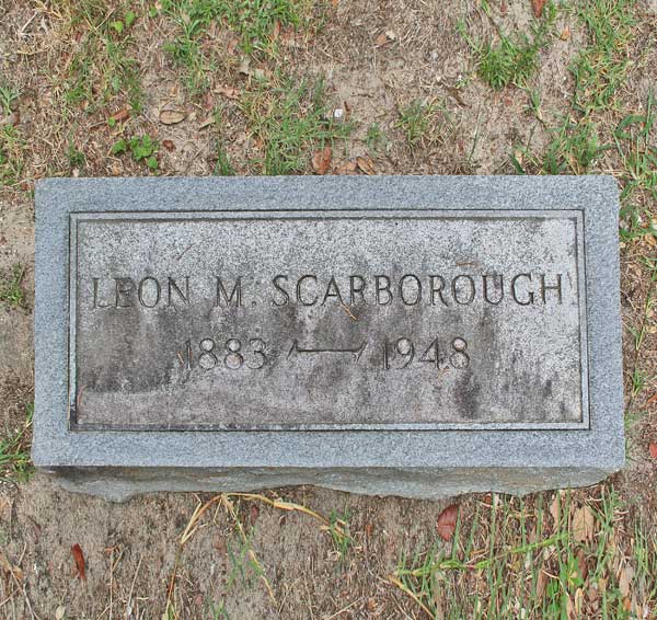 Leon M. Scarborough Gravestone Photo