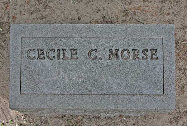 Cecile C. Morse Gravestone Photo