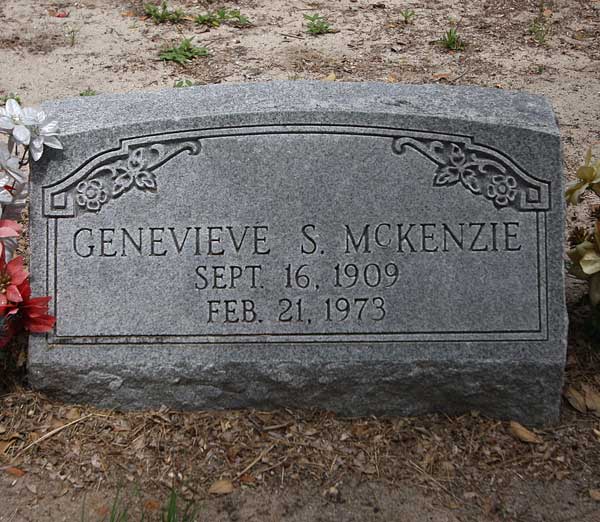 Genevieve S. McKenzie Gravestone Photo