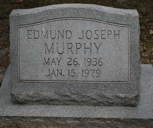 Edmund Joseph Murphy Gravestone Photo