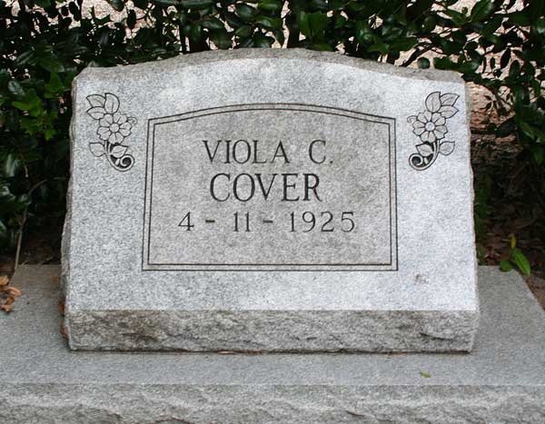 Viola C. Cover Gravestone Photo